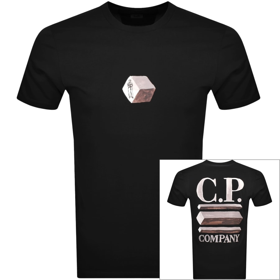 CP Company Jersey T Shirt Black